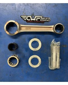 Connecting Rod Kit with Bearings for 1989 Honda Pilot FL400R ATV—Includes connecting rod, needle bearings, and wrist pin