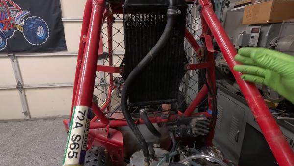 FL350R with Standard Black Rubber Coolant Lines FL350R with Standard Black Rubber Coolant Lines