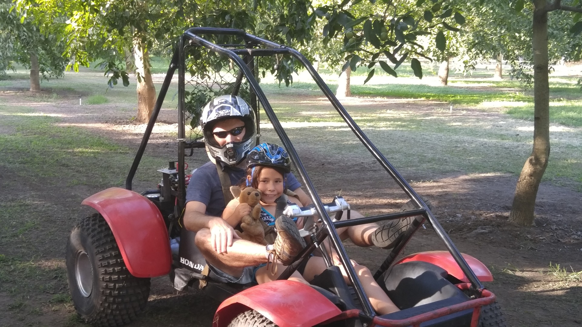 Riding my FL250 with my daughter after I bought it back Riding my FL250 with my daughter after I bought it back